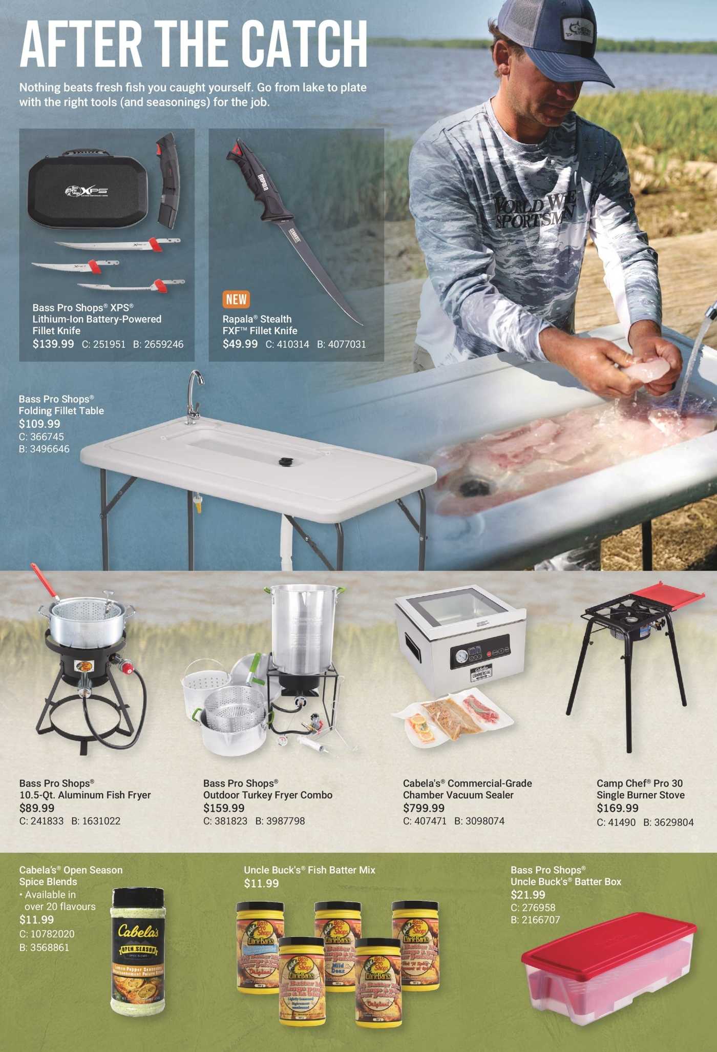 Bass Pro Shops Spring Fishing Catalogue April 1 to May 1