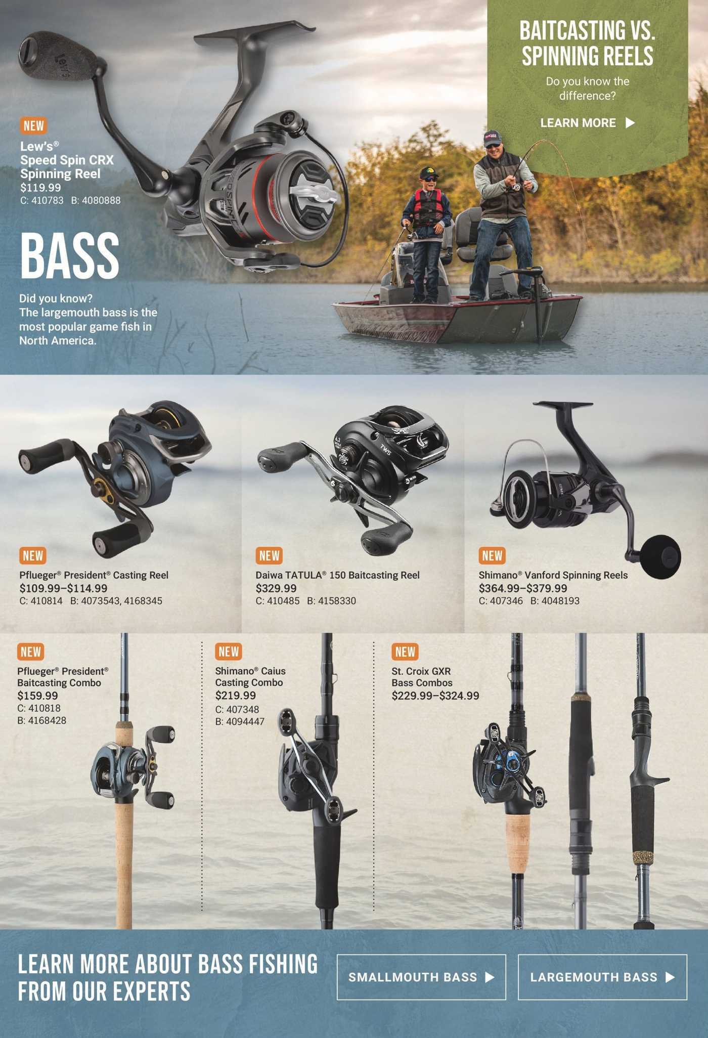 Bass Pro Shops Spring Fishing Catalogue April 1 to May 1