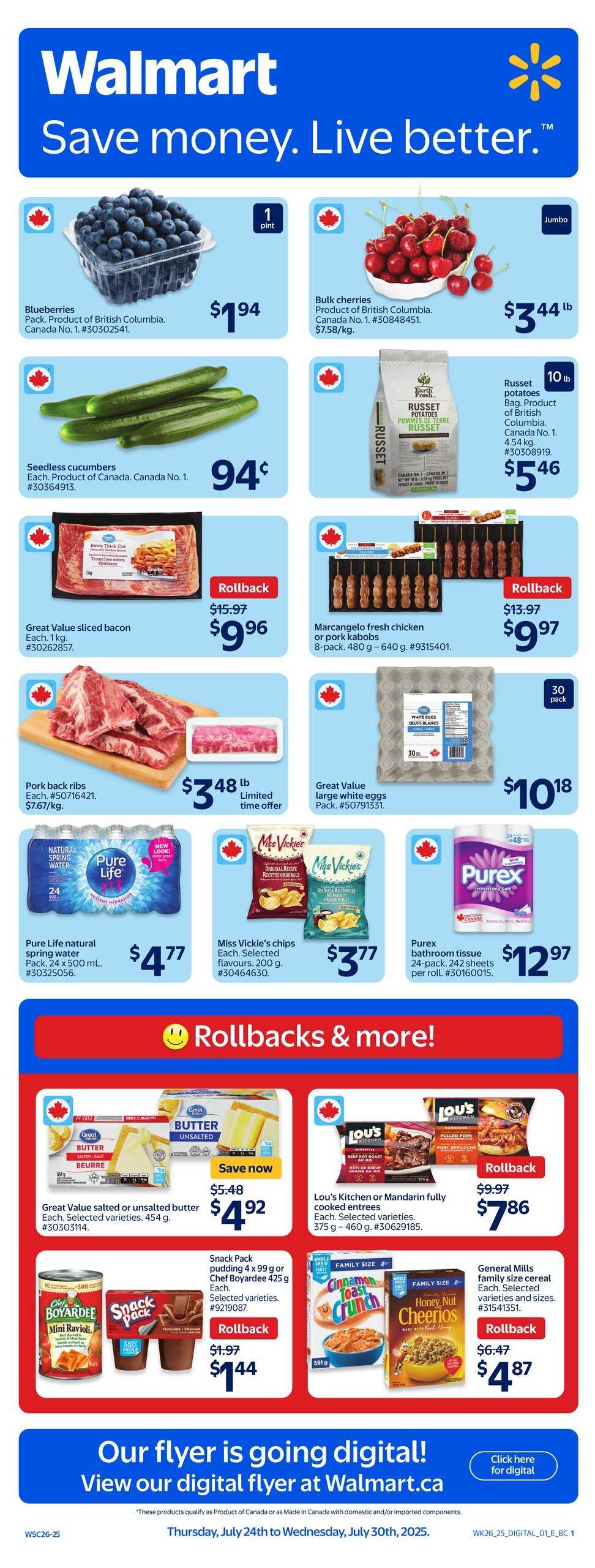 Walmart West Flyer July 24 To 30