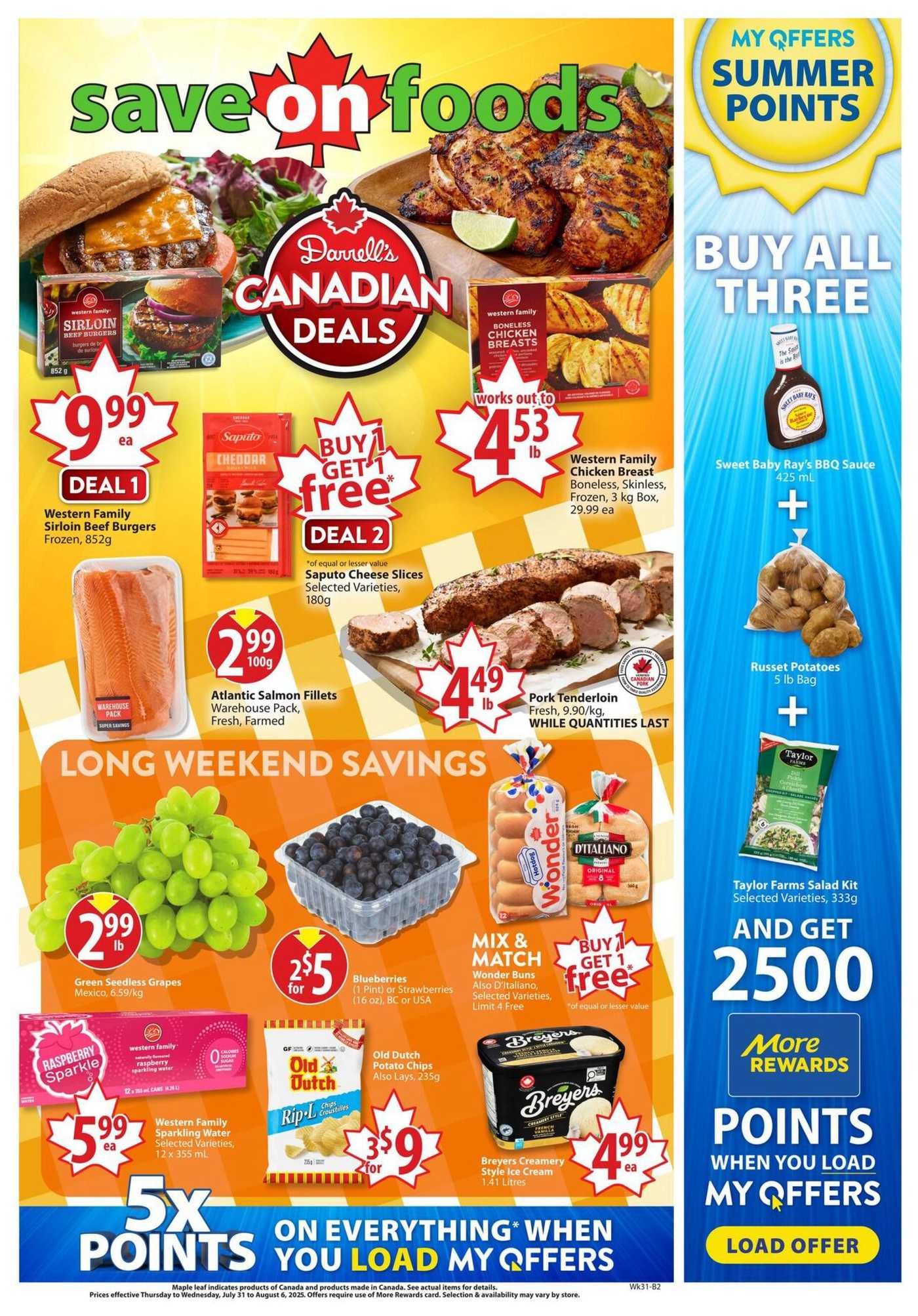 Save On Foods (AB) Flyer July 31 to August 6