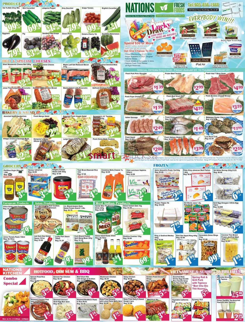 Nations Fresh Foods Flyer (Vaughan) August 1 to August 7