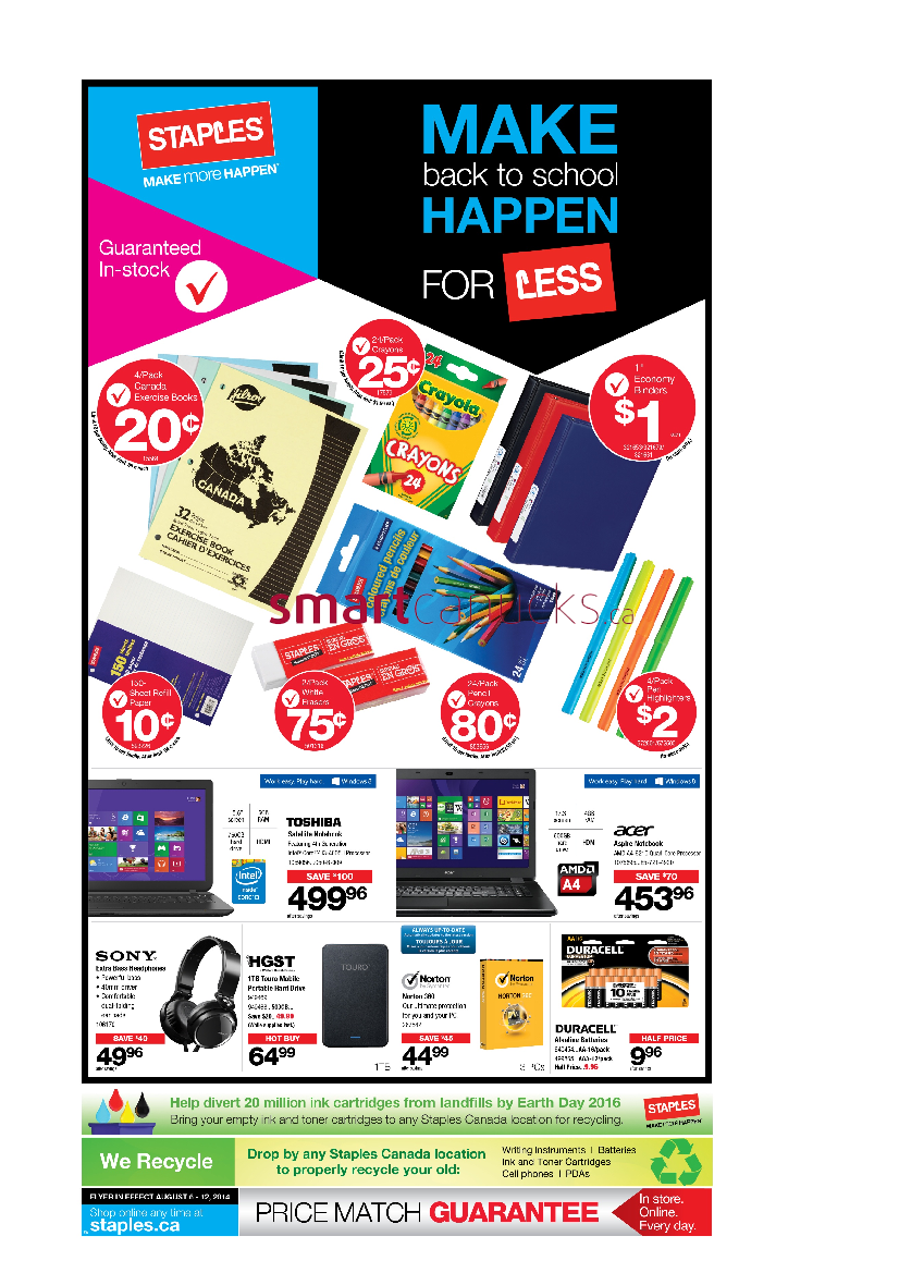 Staples Canada First to Preview Back to School Season 2022