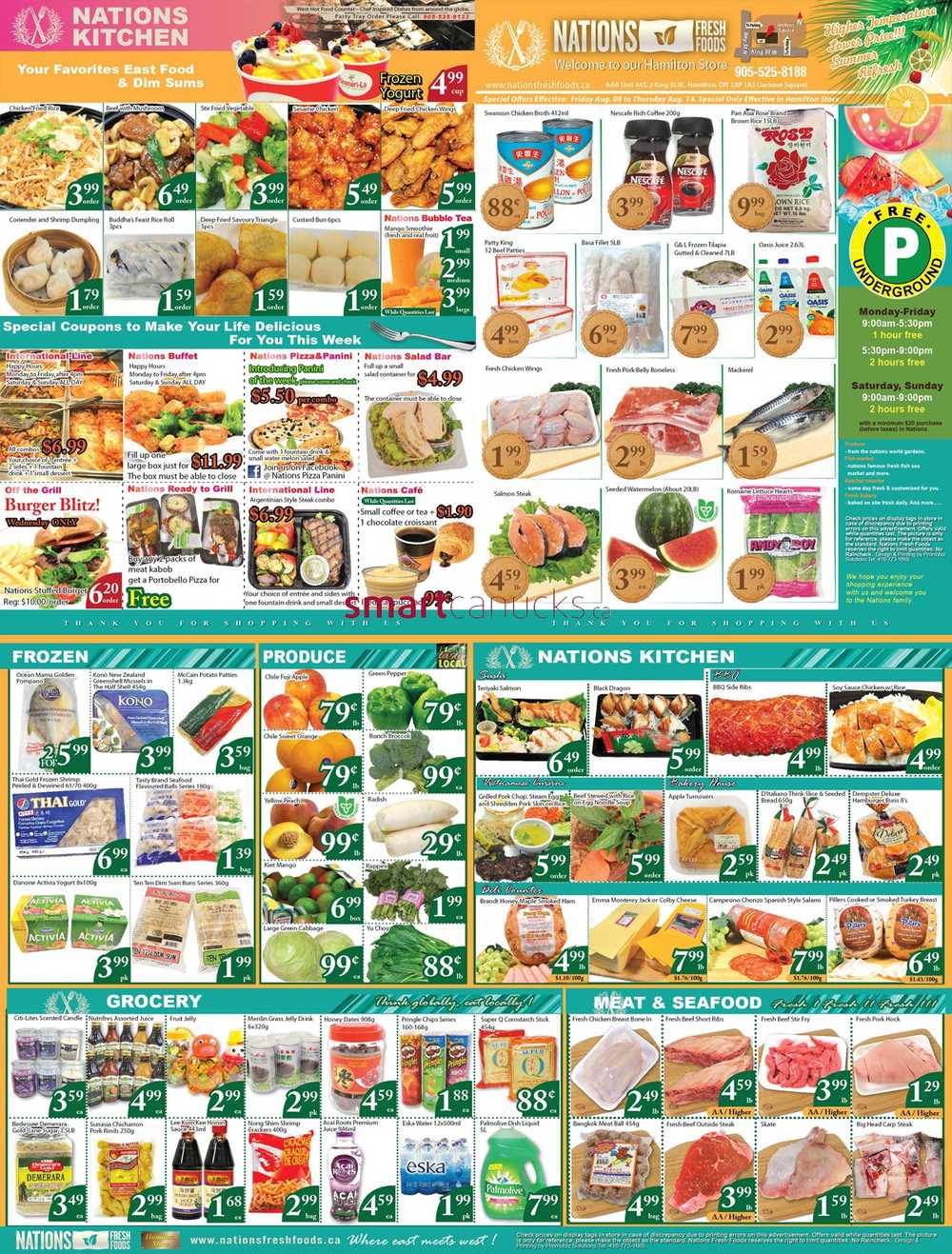 Nations Fresh Food (Hamilton) Flyer August 8 to August 14