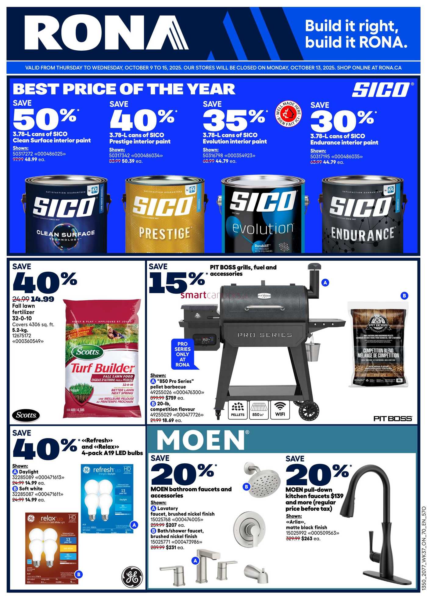 Rona & Rona+ (ON) Flyer October 9 to 15