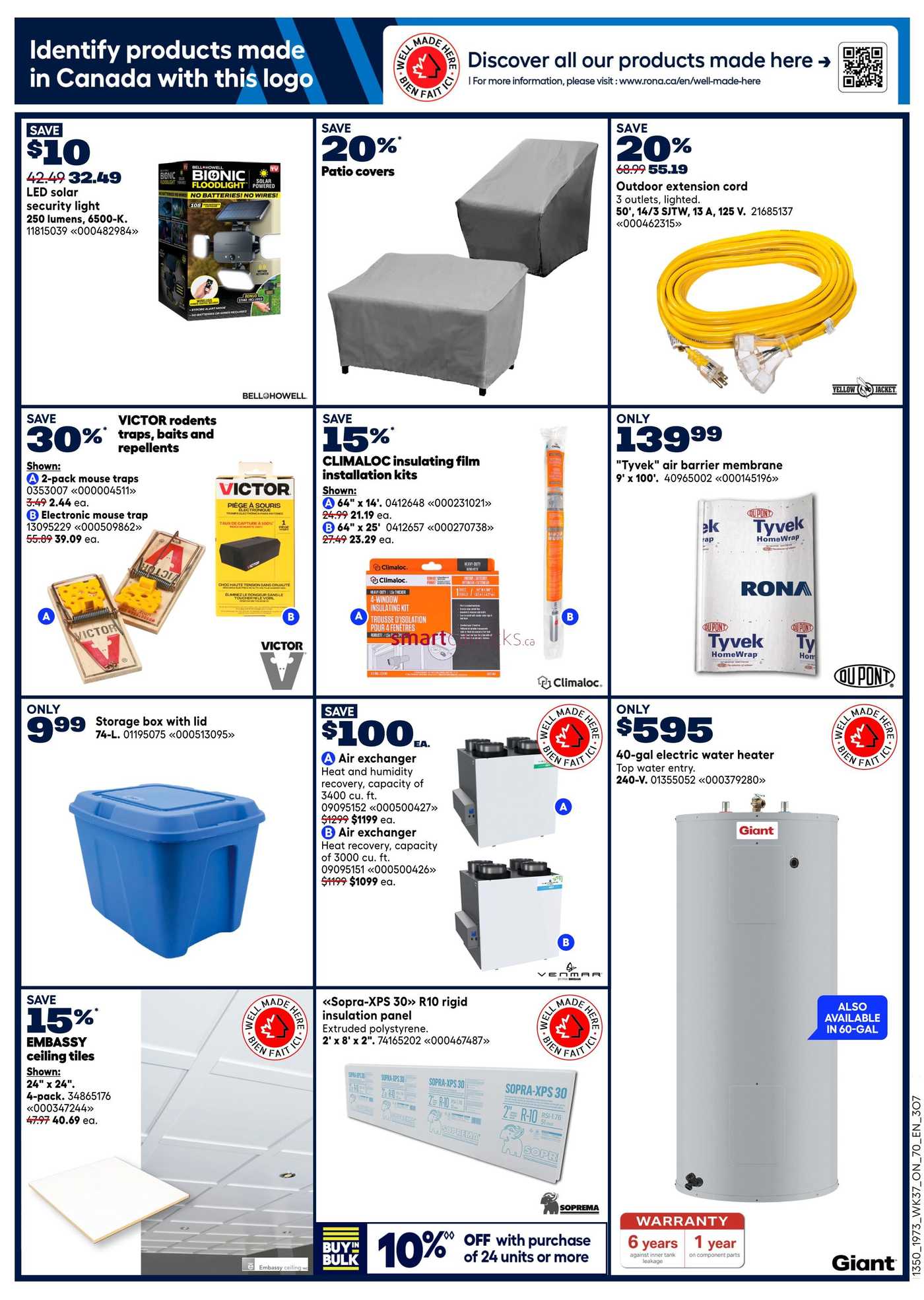 Rona & Rona+ (ON) Flyer October 9 to 15