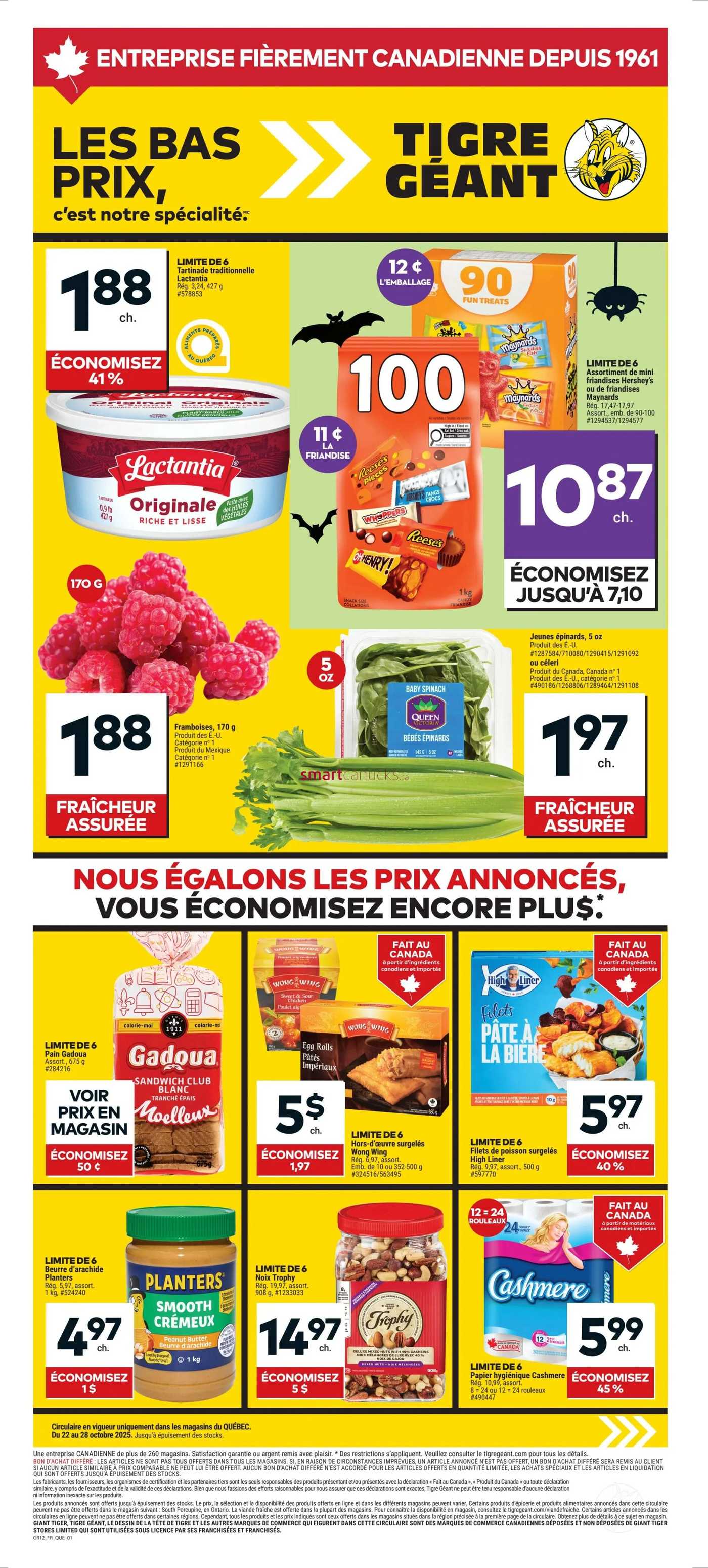 Tigre Géant Flyer October 22 to 28