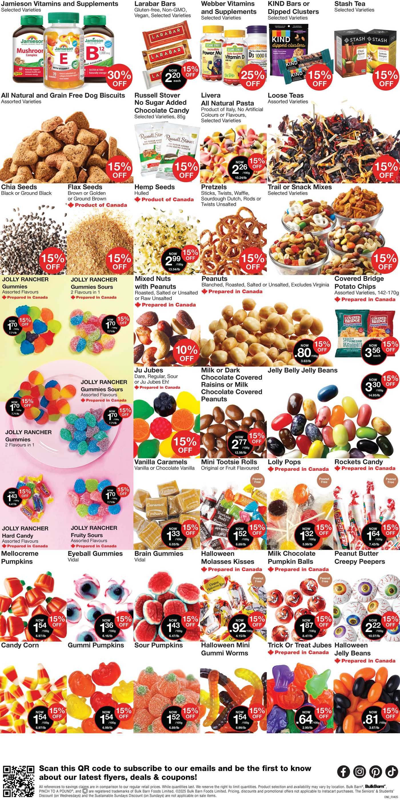 Bulk Barn Flyer October 23 to November 5