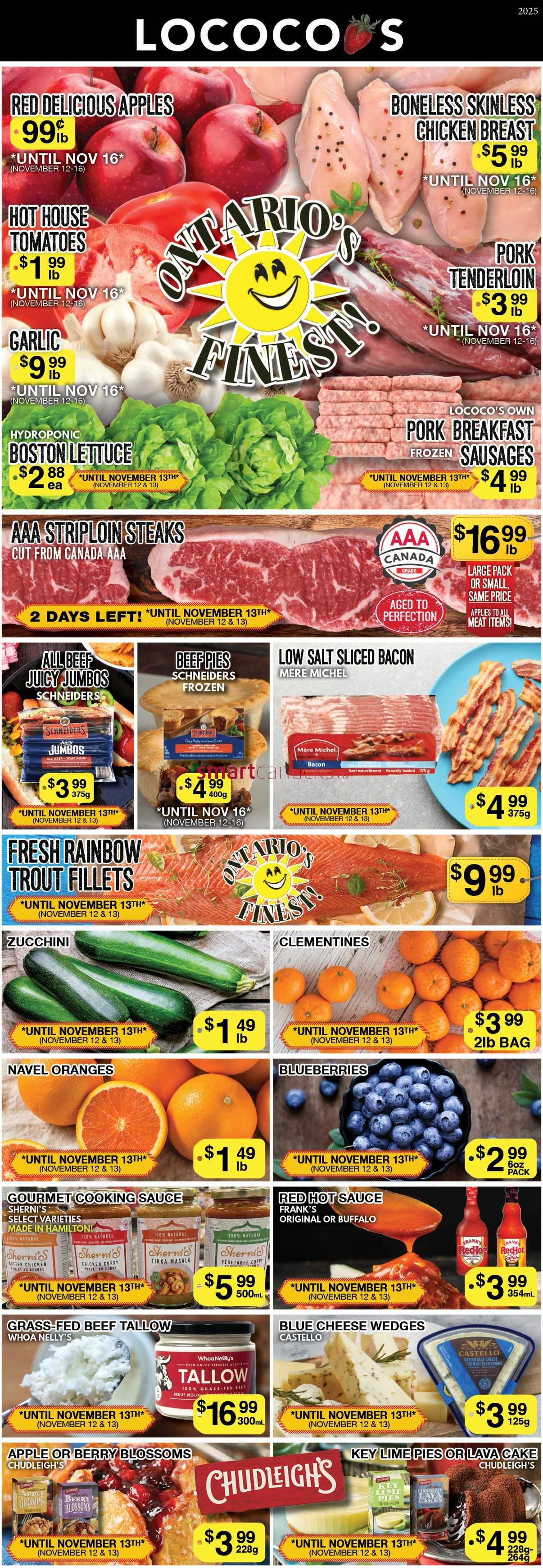 Lococo's Flyer November 12 to 16