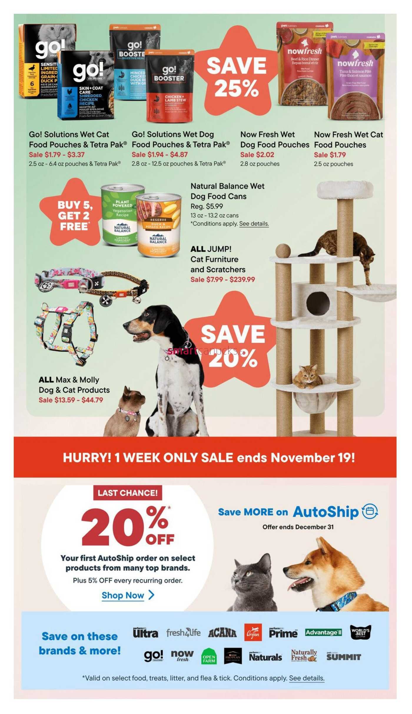 Tisol Pet Nutrition & Supply Stores Flyer November 13 to 19