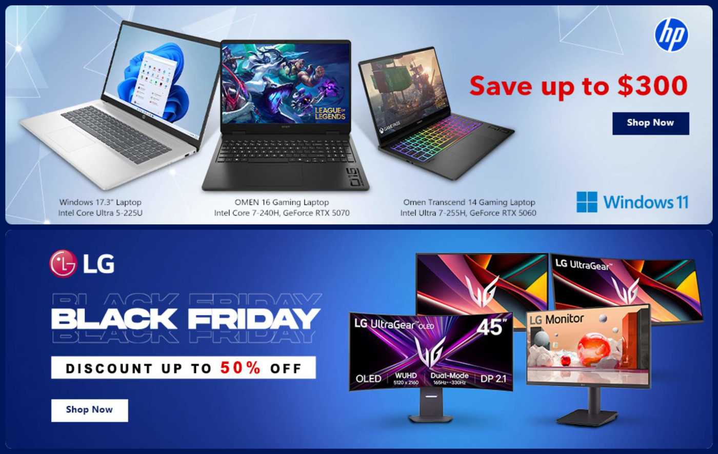 Canada Computers Black Friday Flyer November 28 to December 4