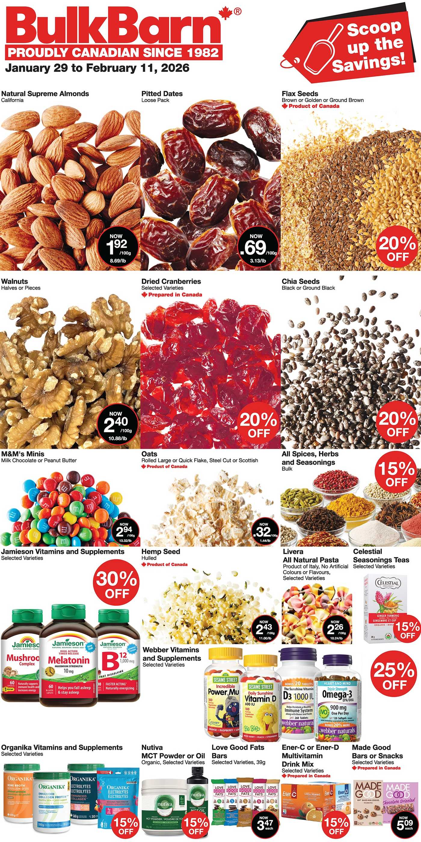 Bulk Barn Flyer January 29 to February 11