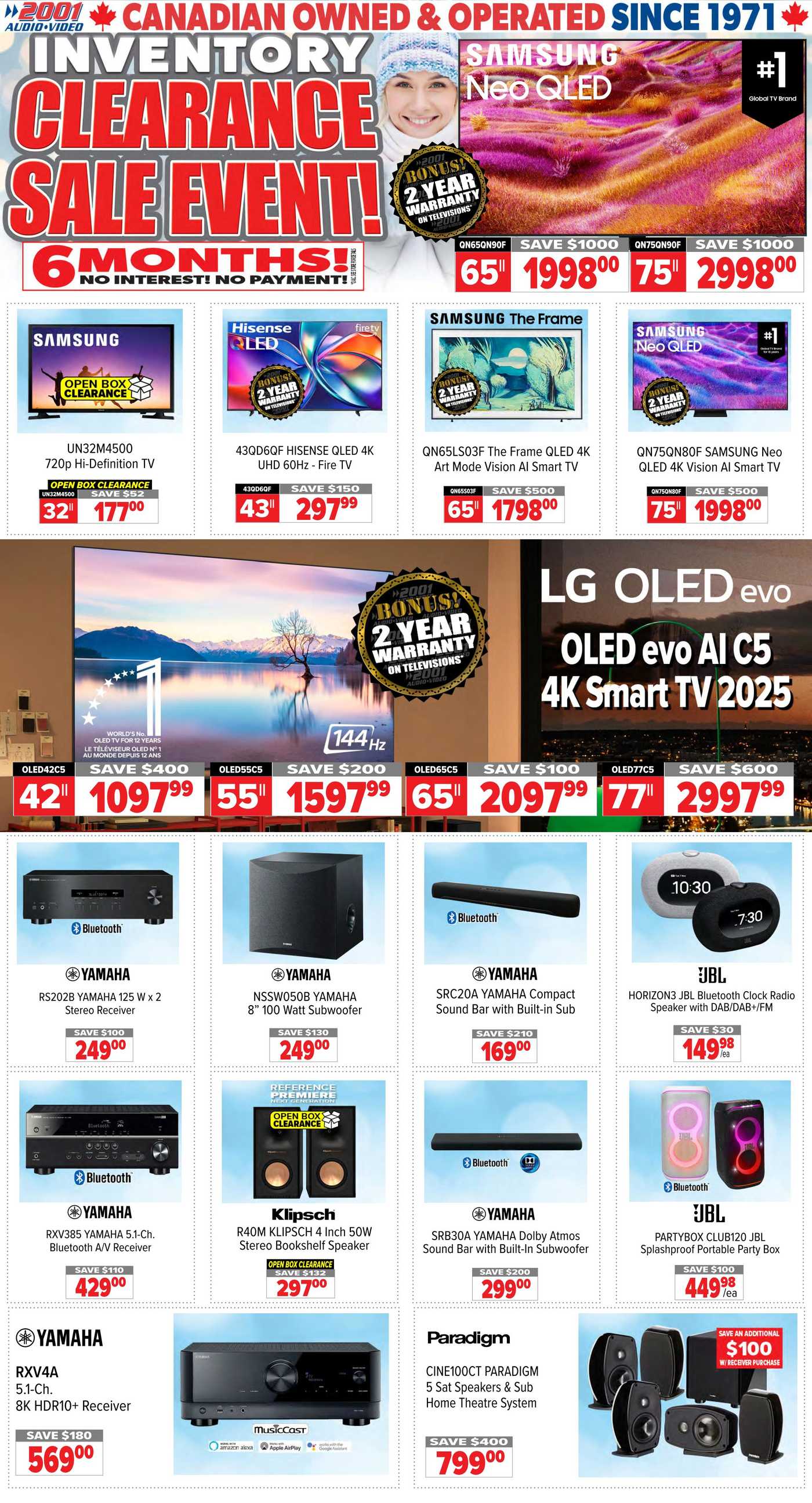 2001 Audio Video Flyer February 27 to March 5