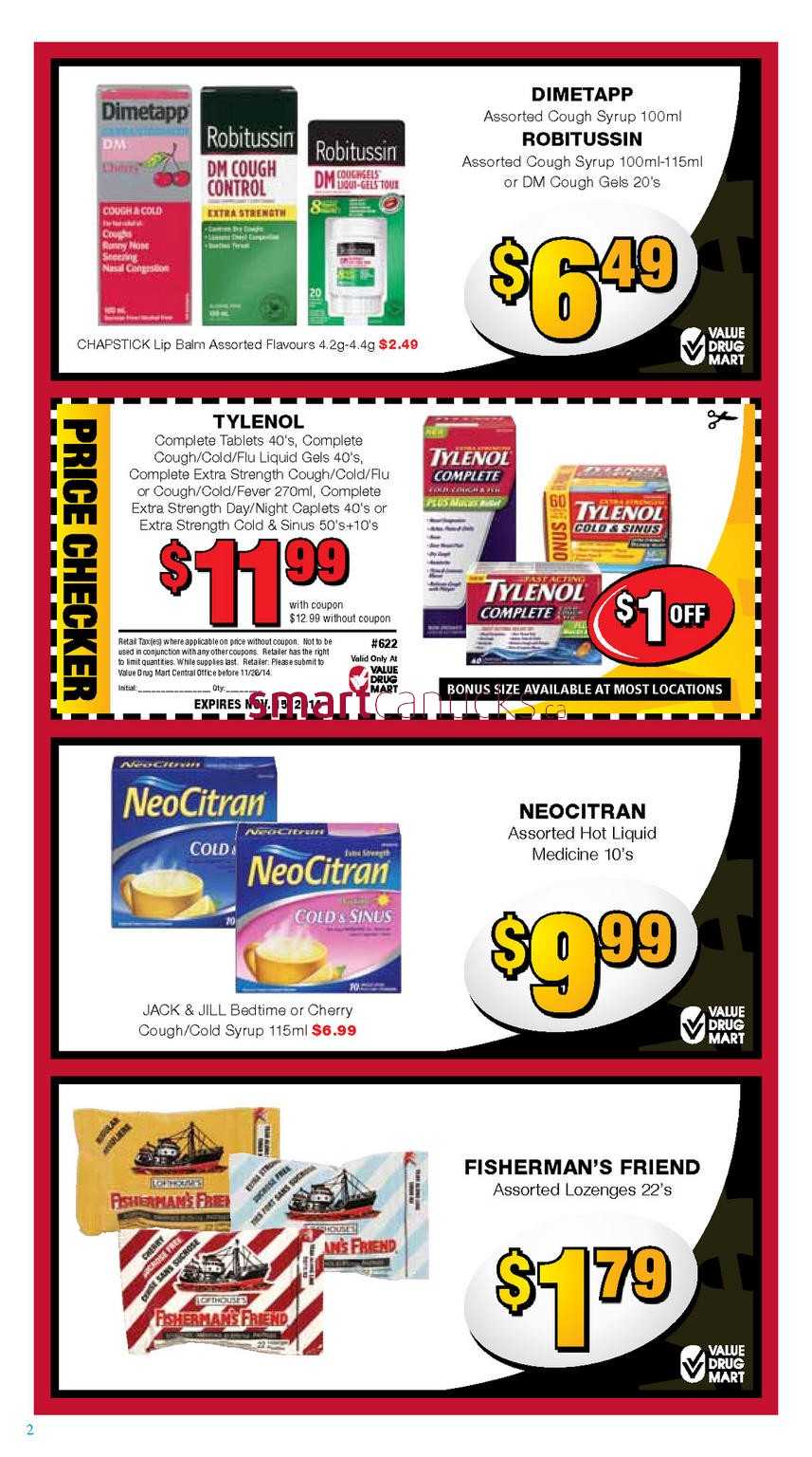 Value Drug Mart flyer November 9 to 15