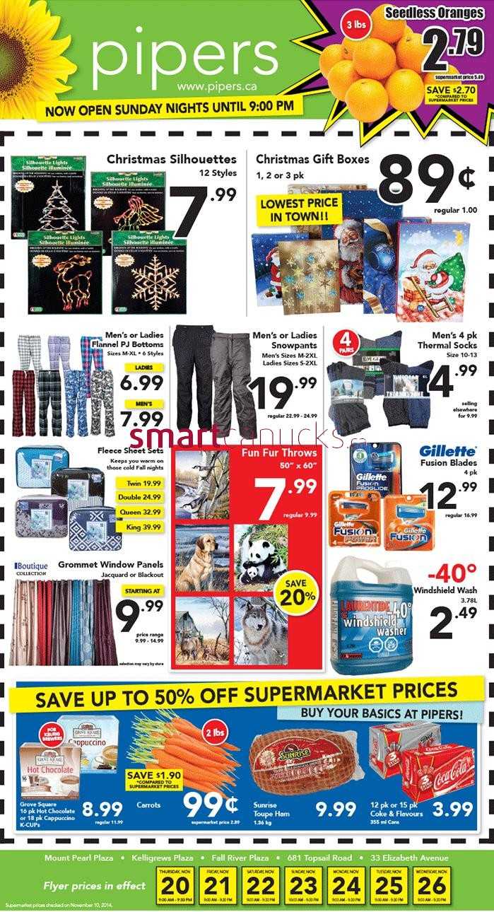 Pipers Superstore flyer November 20 to 26