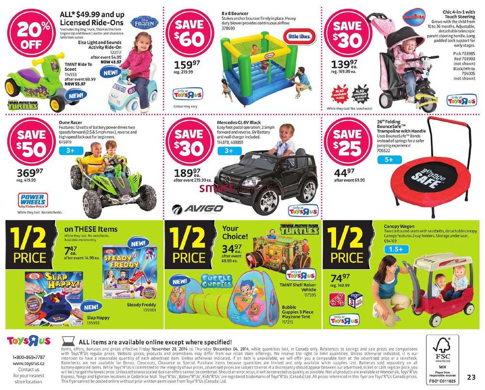 Toys R Us and Babies R Us Black Friday 2014 Flyer - Will Toys R Us Black Friday Deals Be Online