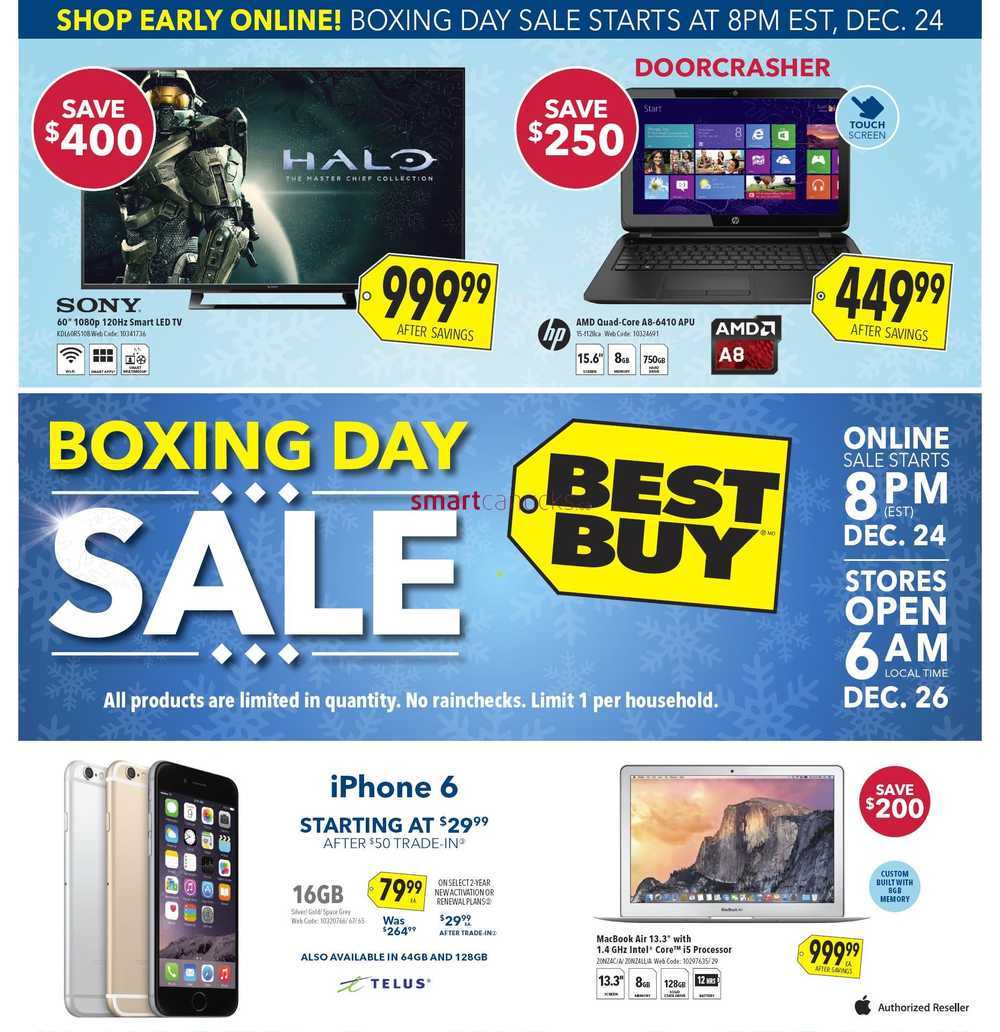 Best Buy Boxing Day 2014 Flyer, Sales and Deals