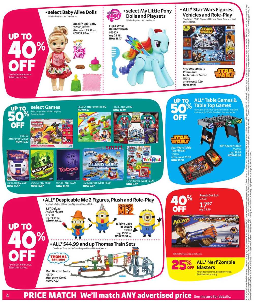 Toys R Us Canada Boxing Week Flyer 2014