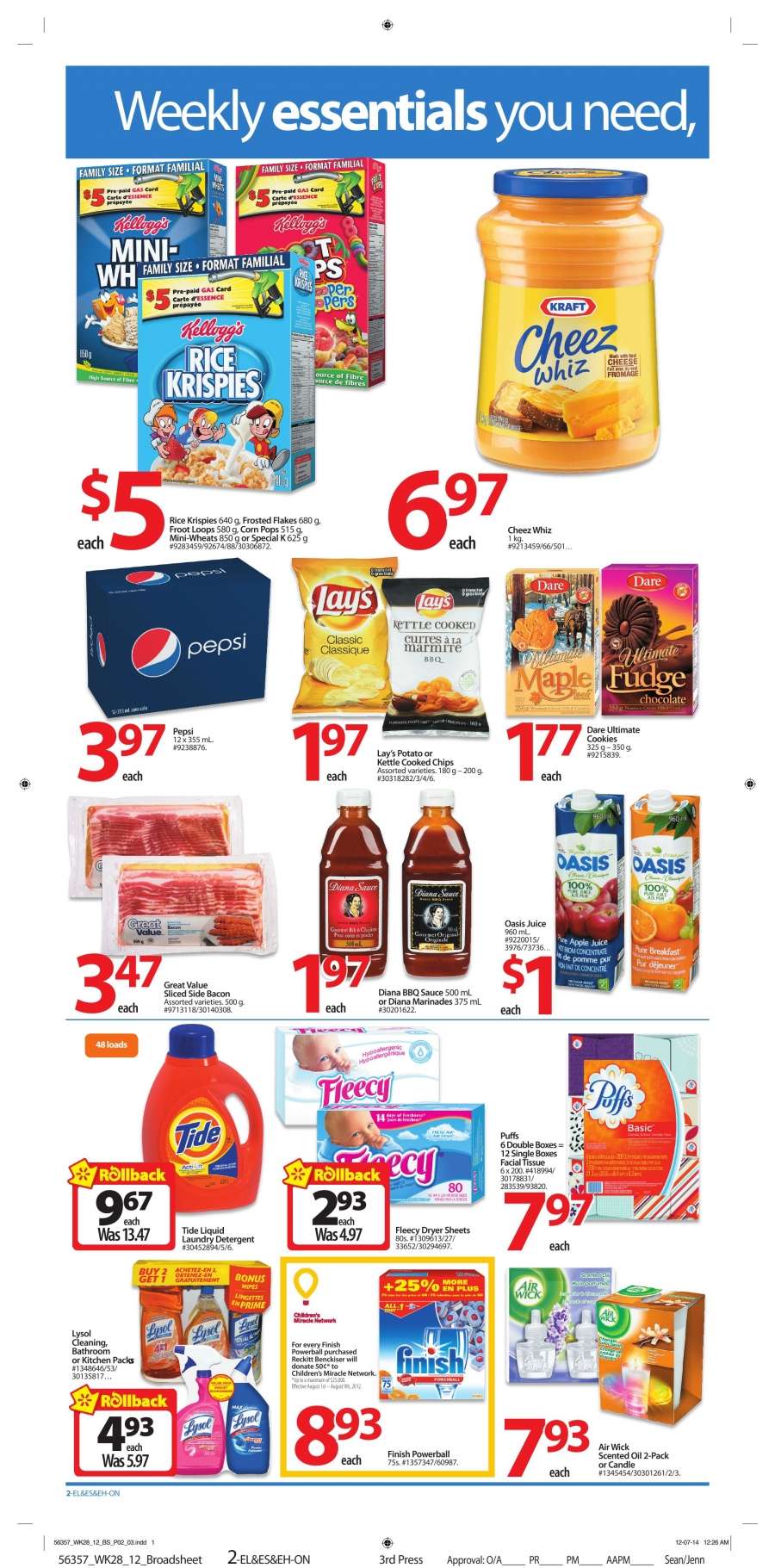 Walmart(ON) flyer Aug 3 to 9