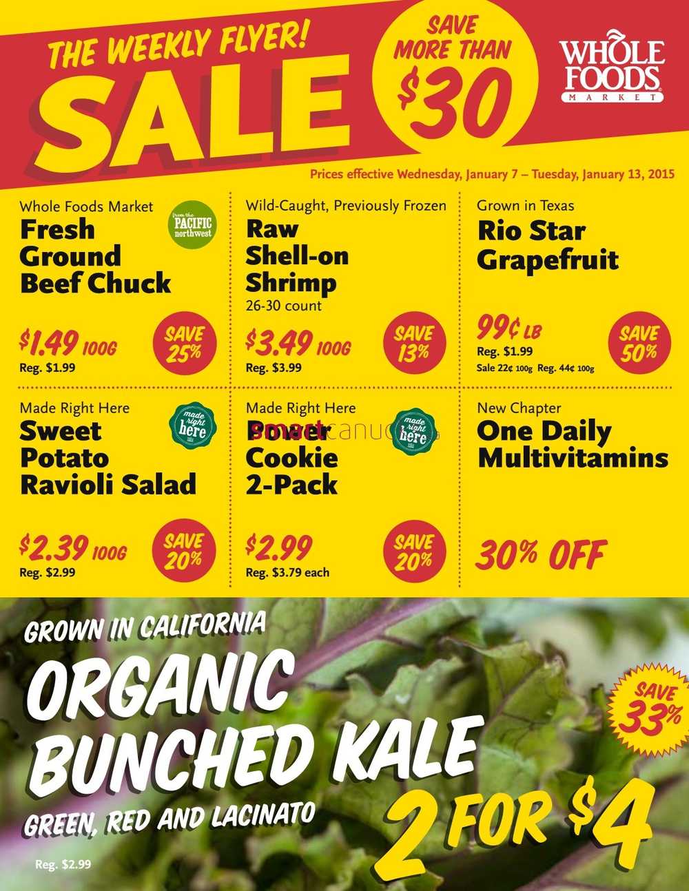 Whole Foods (West) Flyer January 7 to 13