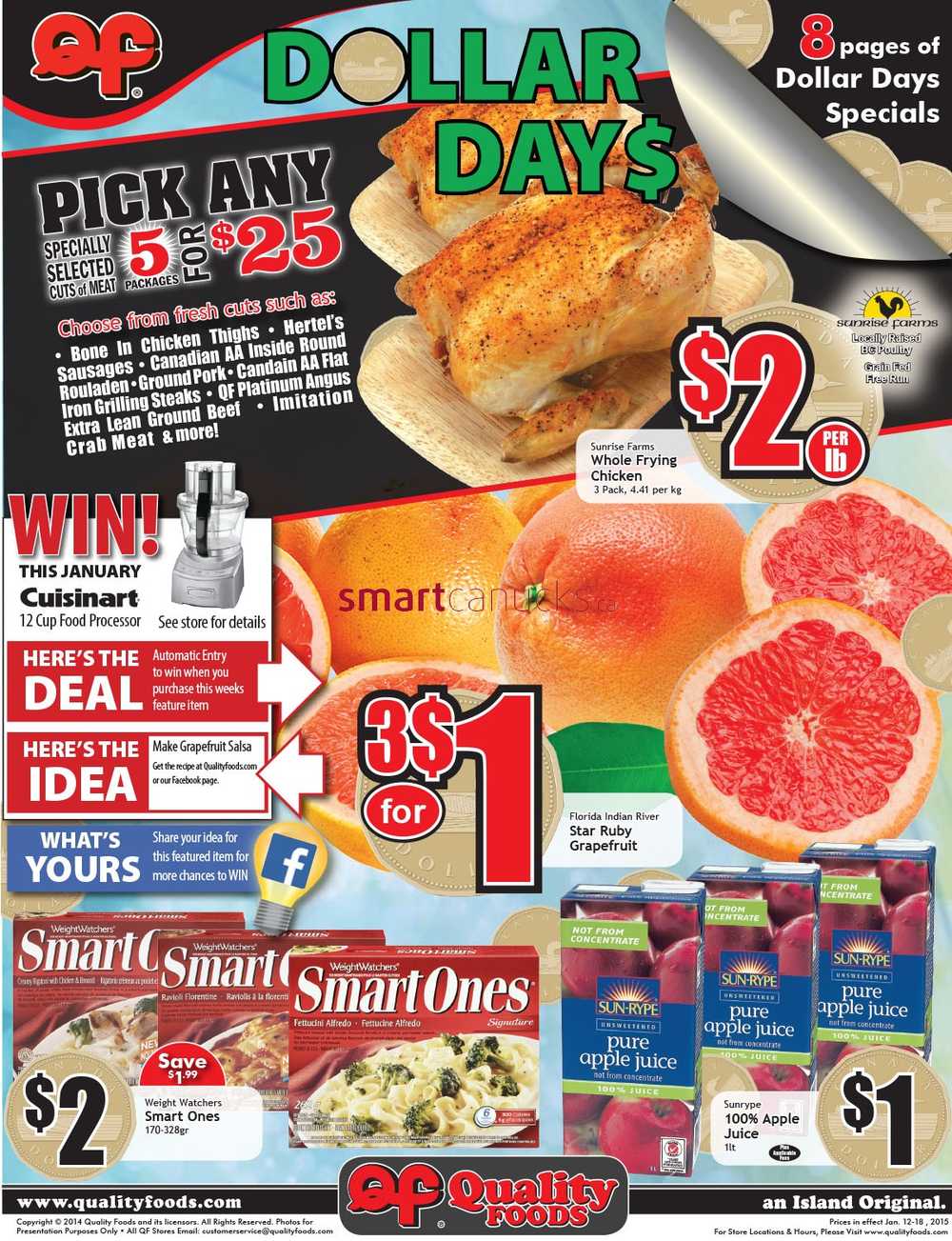 Quality Foods Flyer January 12 to 18