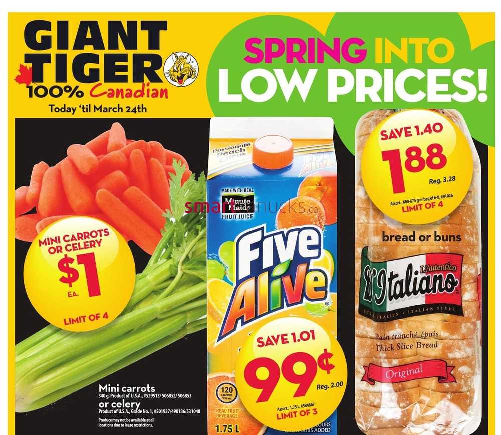 Giant Tiger (ON) Flyer March 18 to 24