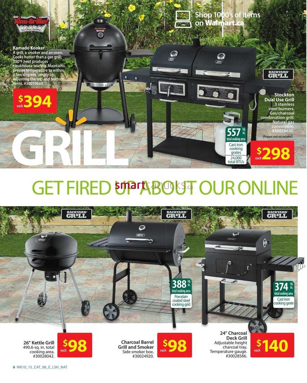 Walmart Outdoor Living Catalog April 2 to 15