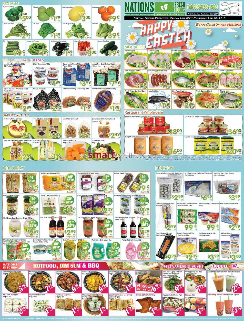 Nations Fresh Foods (Vaughan) Flyer April 3 to 9