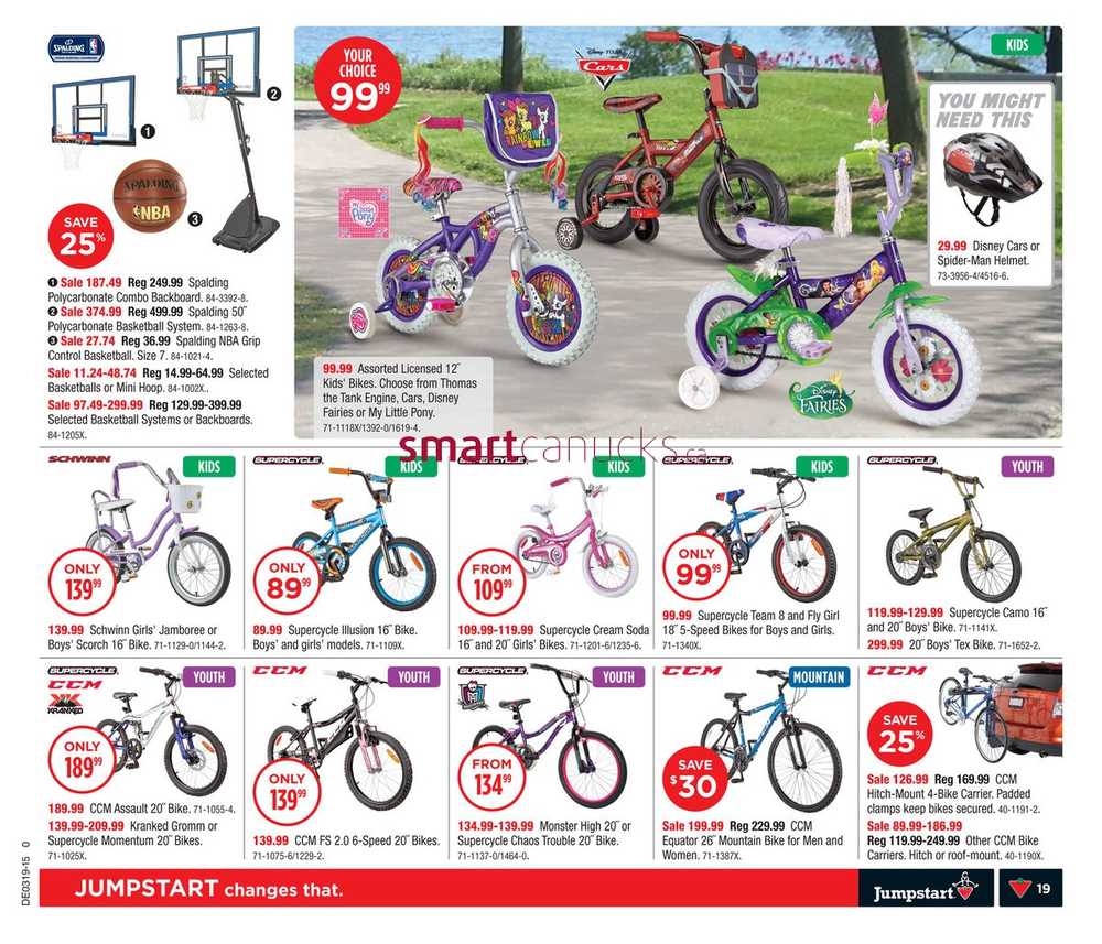 canadian tire youth bikes