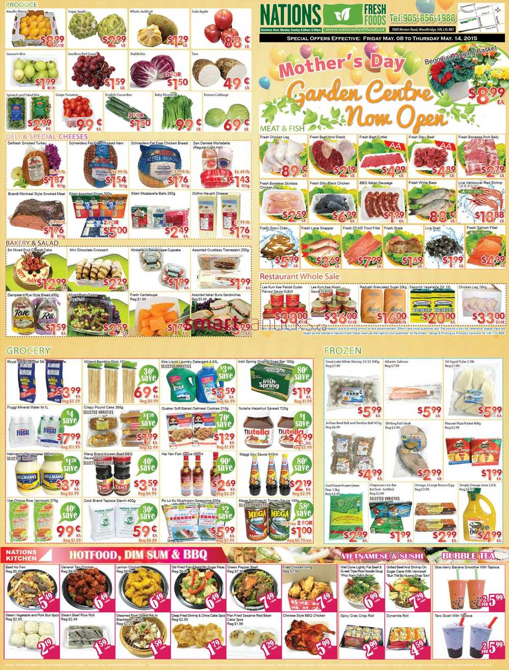 Nations Fresh Foods (Vaughan) Flyer May 8 to 14