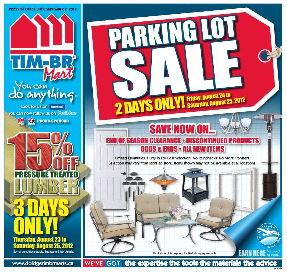 Timber Mart Canada Flyers
