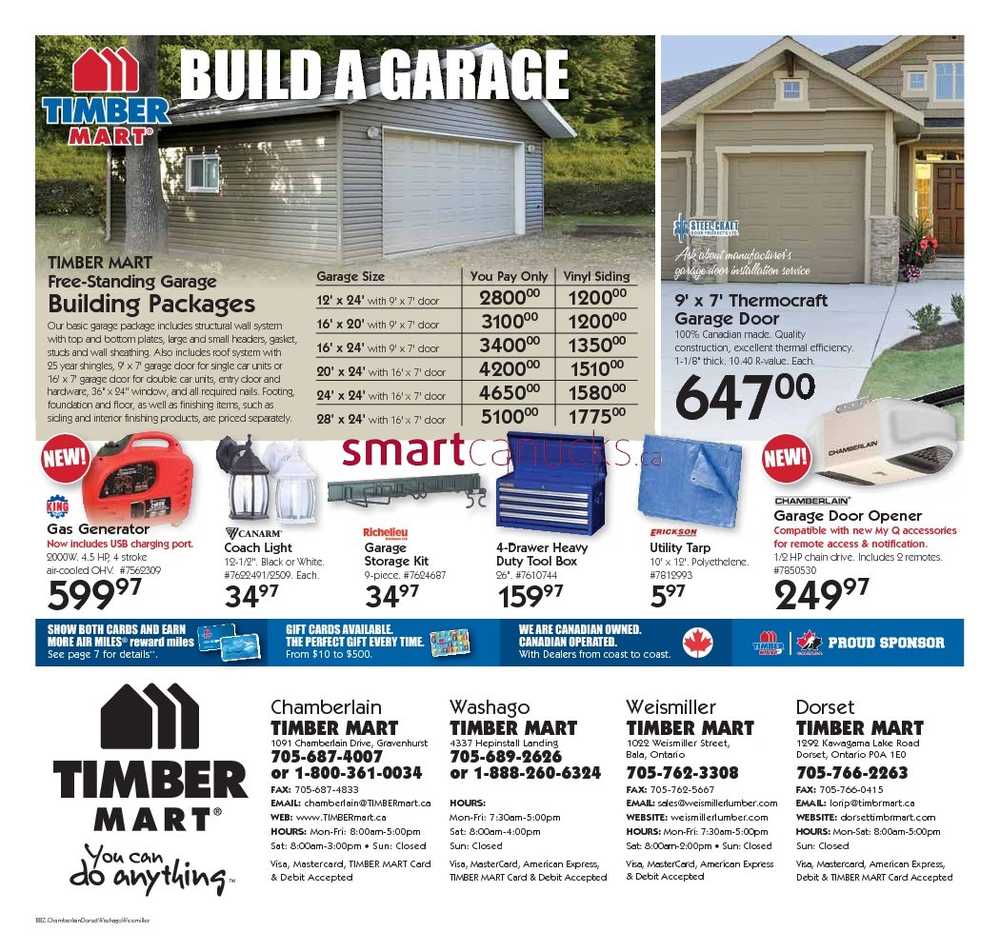 Timber Mart Flyer May 13 to 24