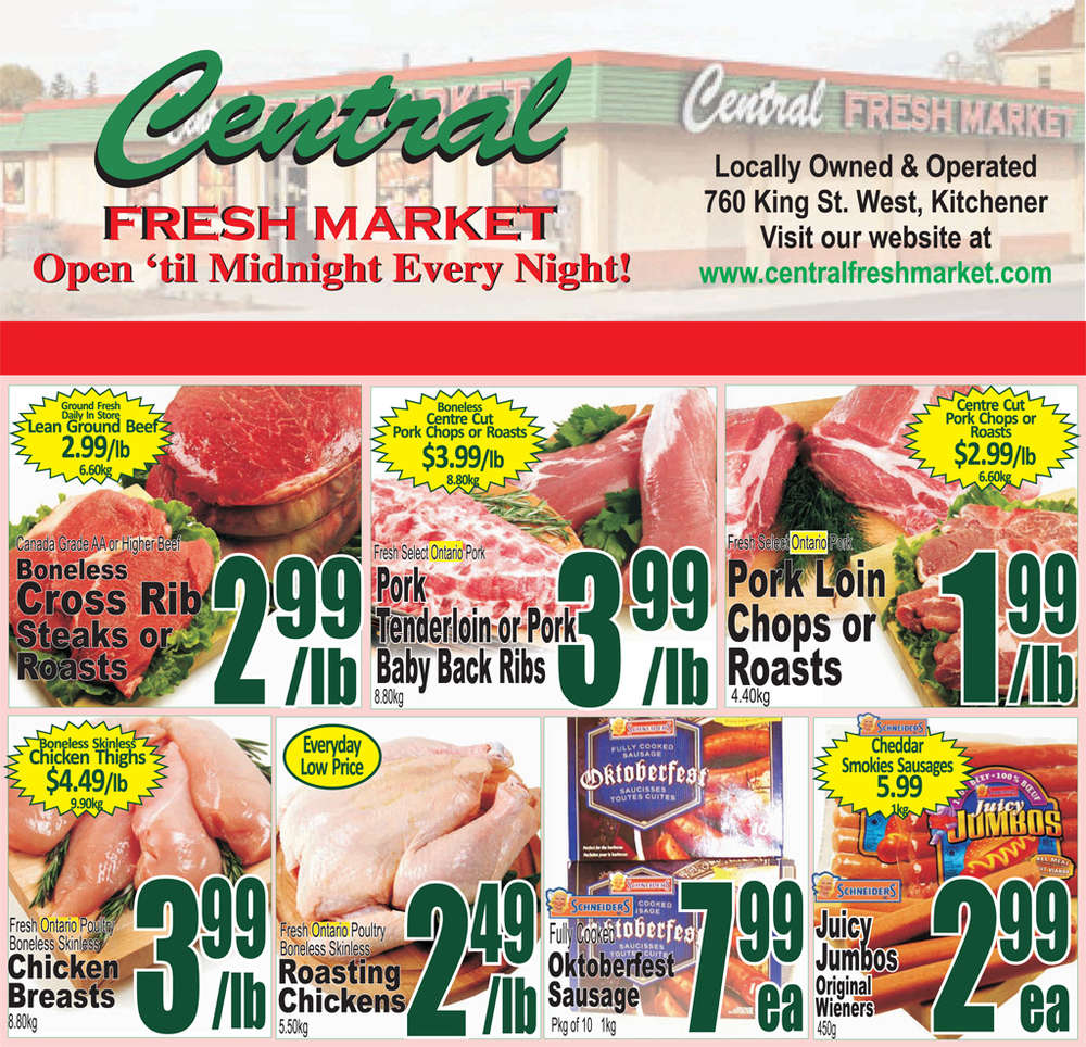 Central Fresh Market Flyer Aug 25 To Sep 11 