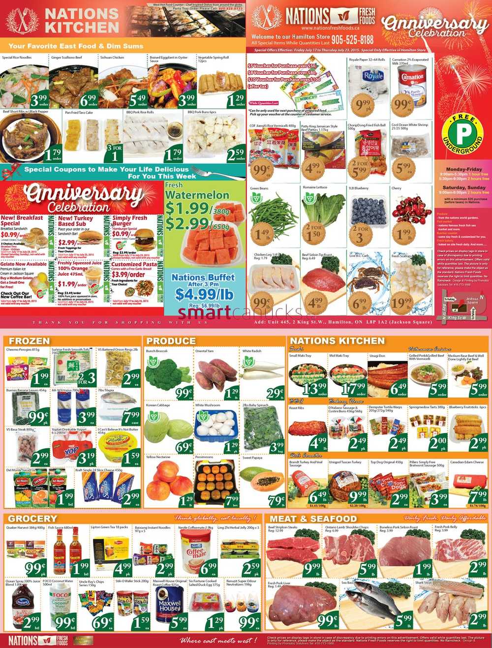 Nations Fresh Foods (Hamilton) Flyer July 17 to 23