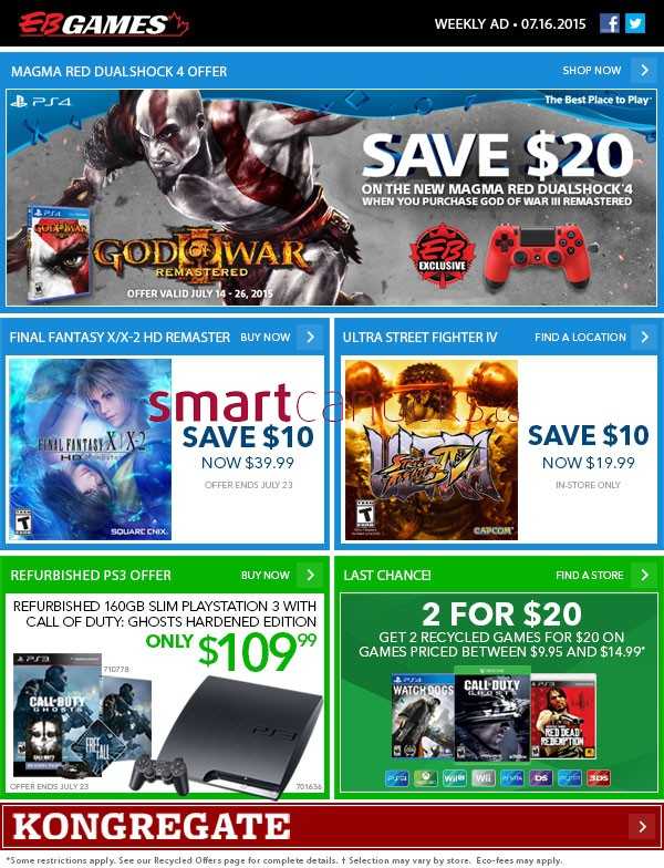 EB Games Flyer July 17 to 23