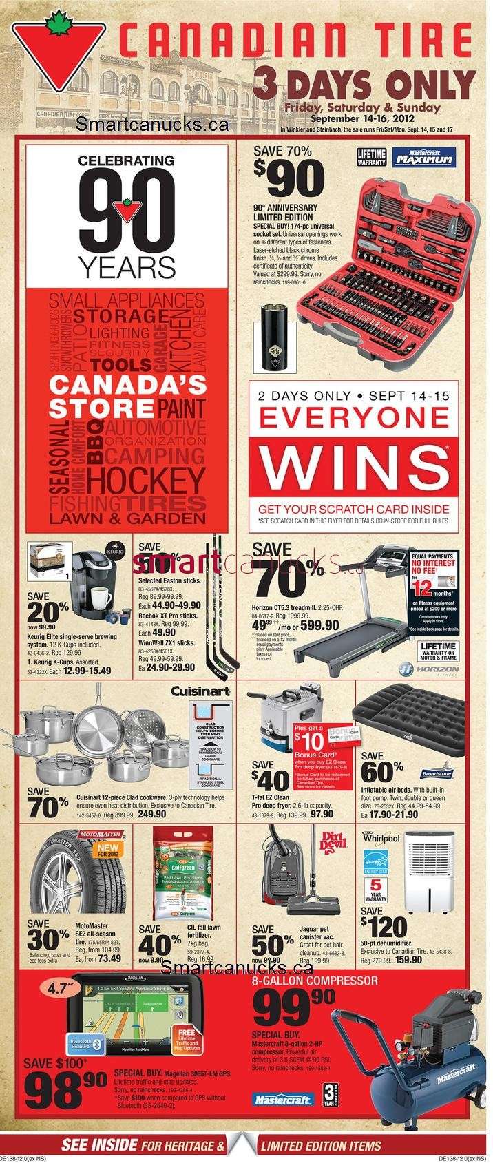 Canadian Tire flyer Sep 14 to 20