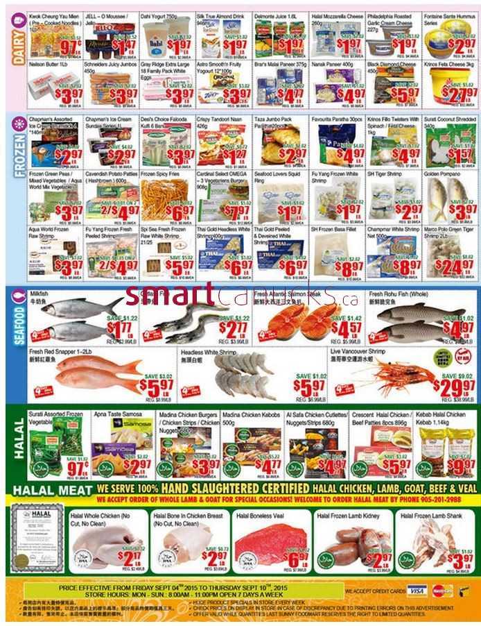 Sunny Food Mart (Markham) Flyer September 4 to 10