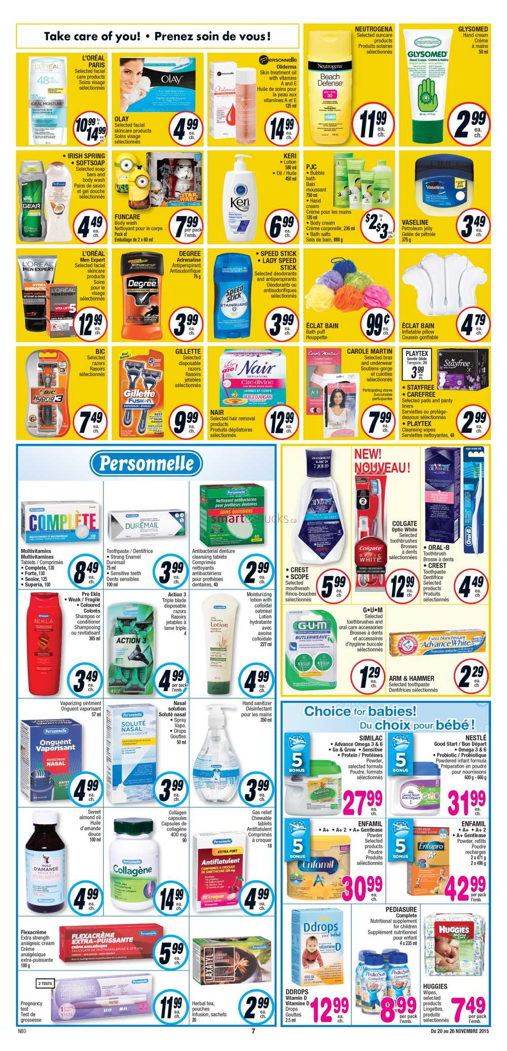 Jean Coutu Nb Flyer November 20 To 26