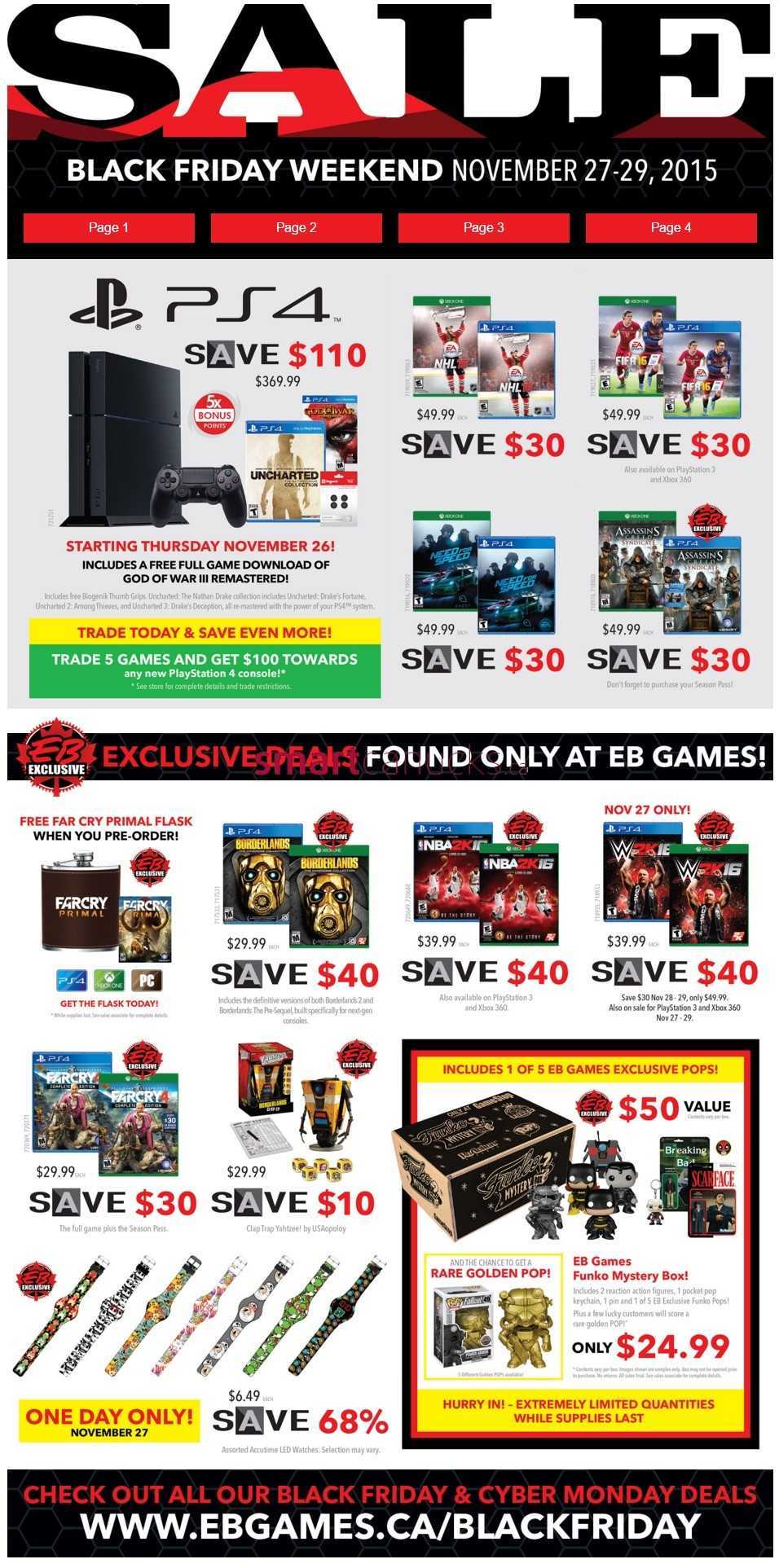 eb games black friday ps4