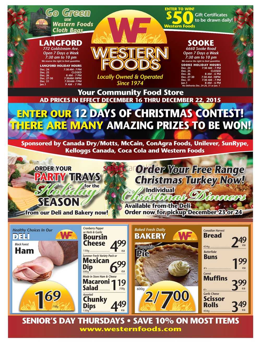 Western Foods Flyer December 16 to 22