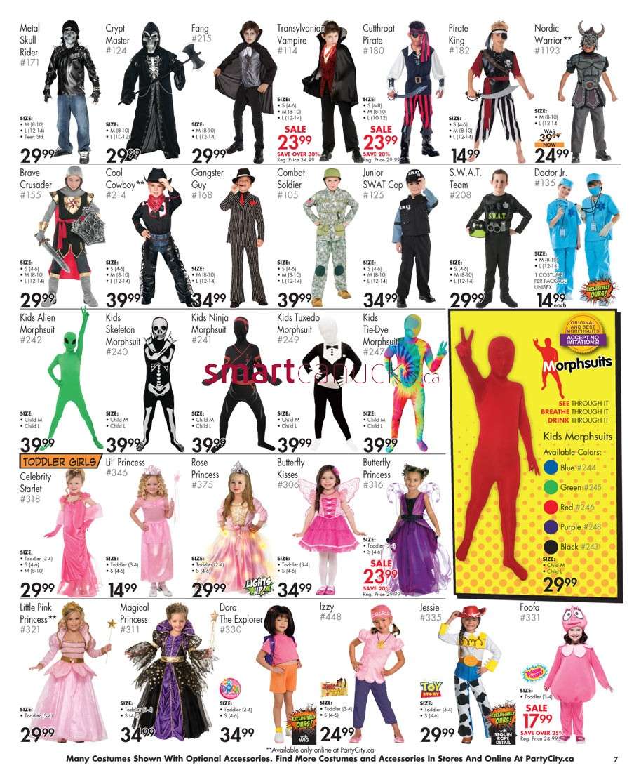 Party City flyer Oct 3 to 12