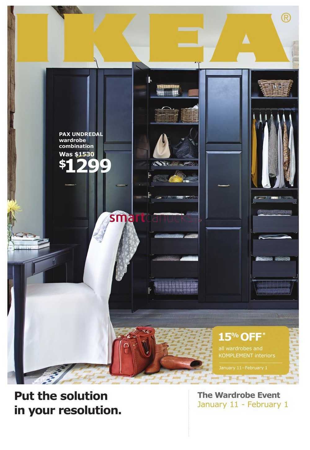 Ikea The Wardrobe Event January 11 to February 1