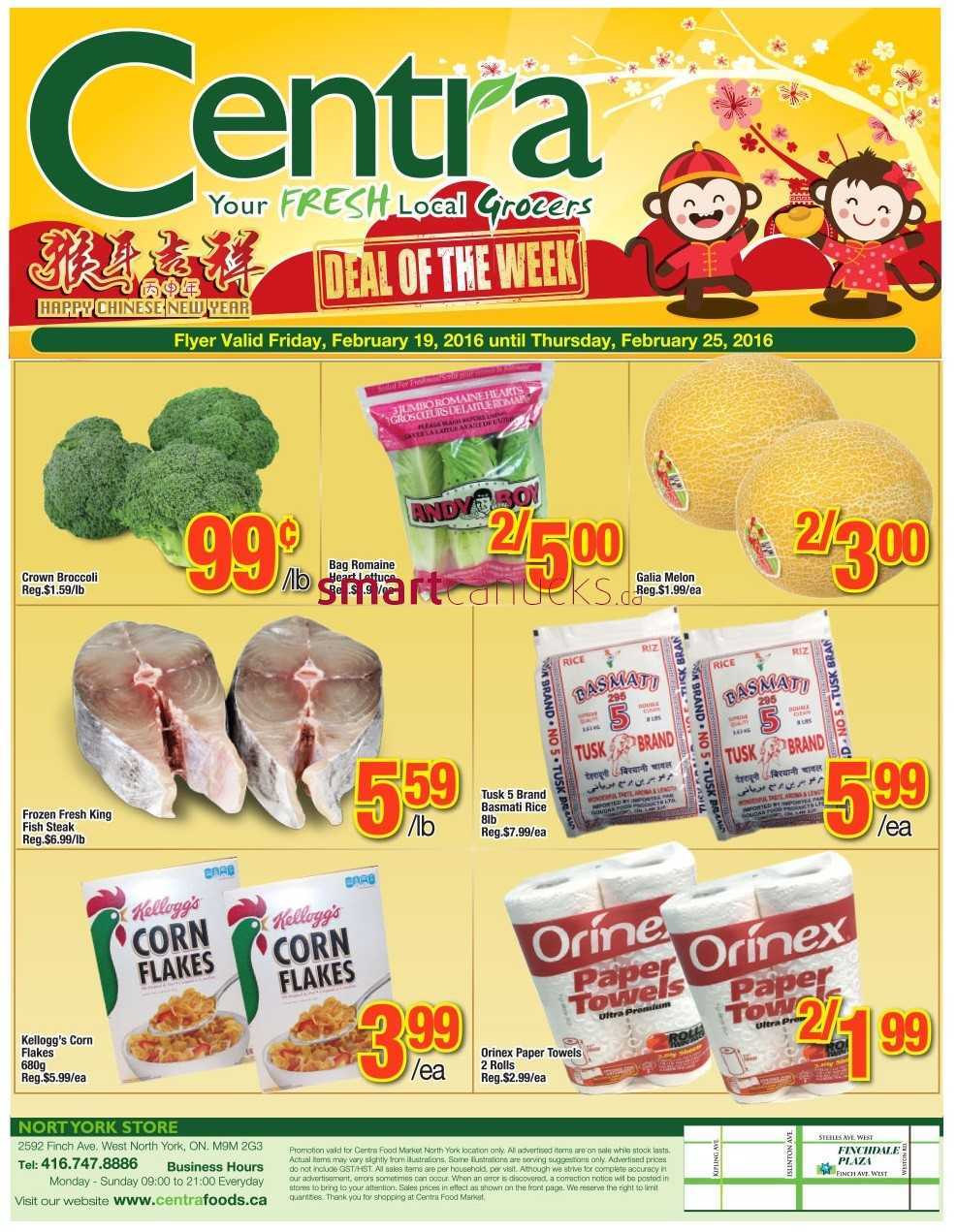 Centra Foods (North York) Flyer February 19 to 25