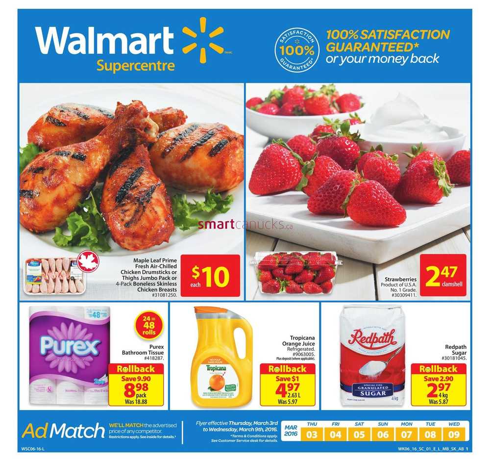 Walmart (West) Flyer March 3 to 9