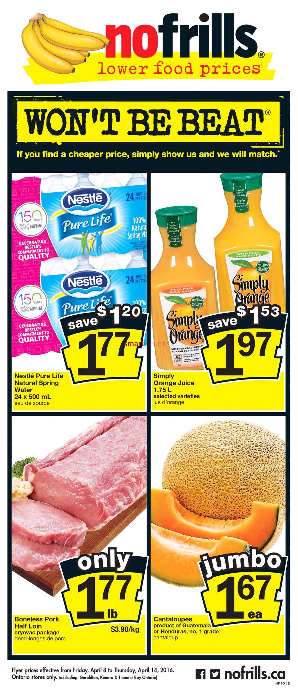 No Frills (ON) Flyer April 8 to 14