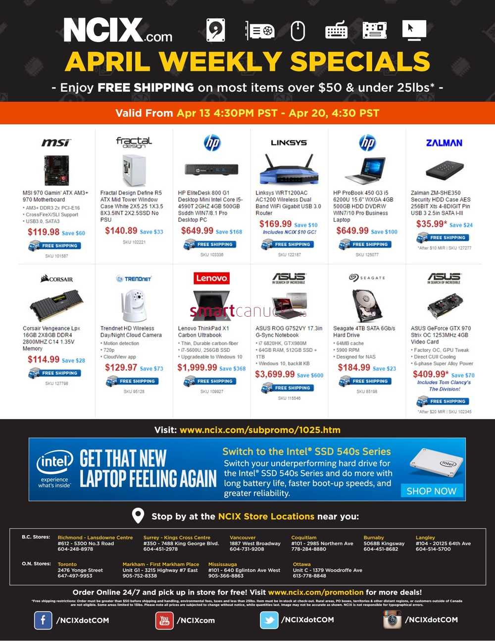 Ncix Flyer April 13 To 20