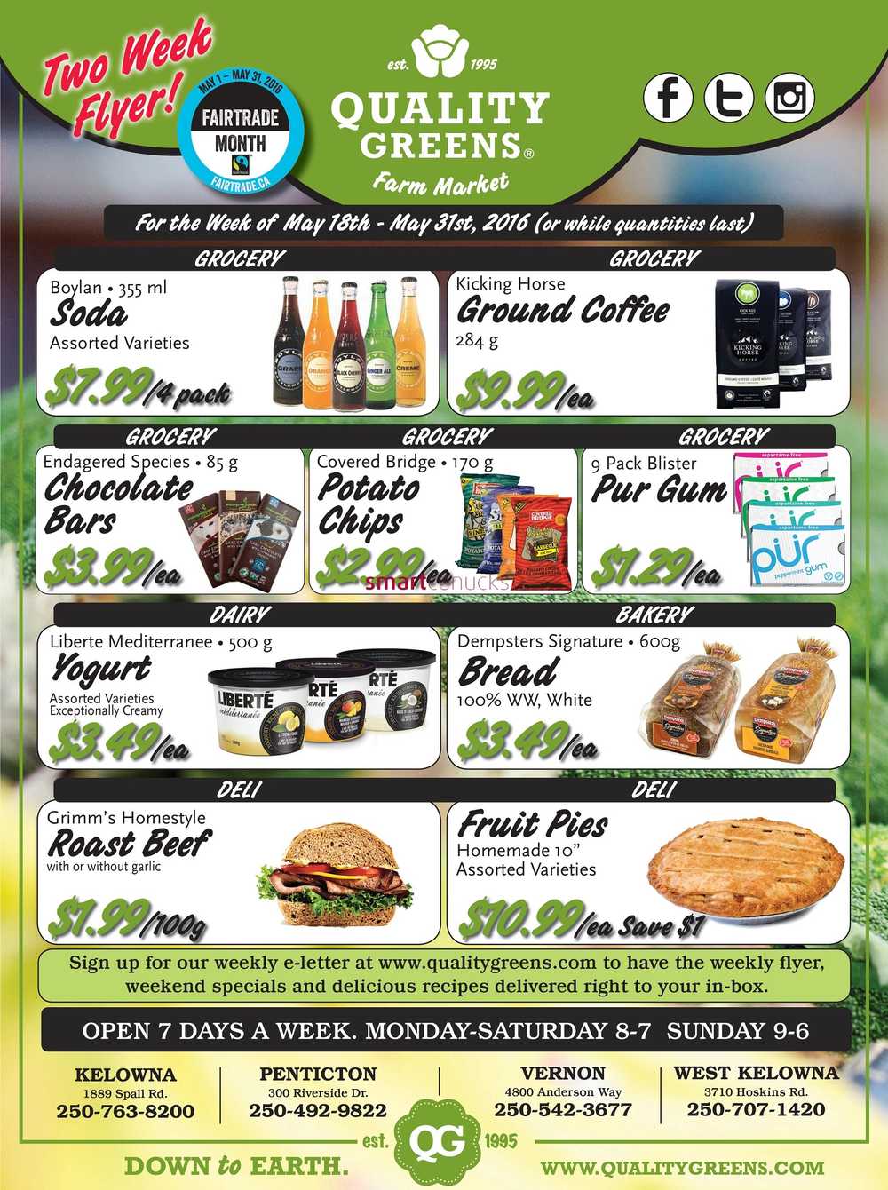 Quality Greens Flyer May 18 to 31