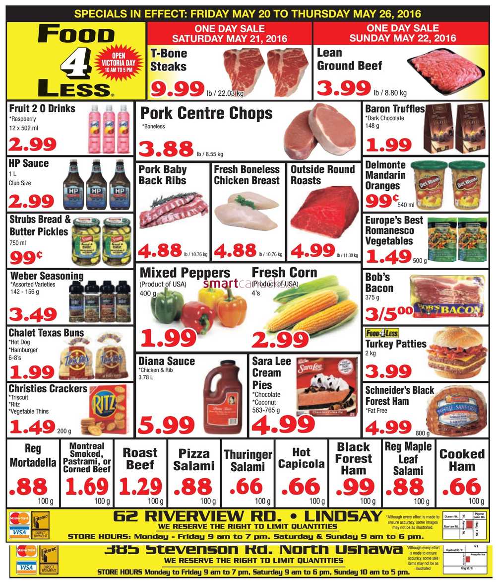 Food 4 Less (Lindsay) Flyer May 20 to 26