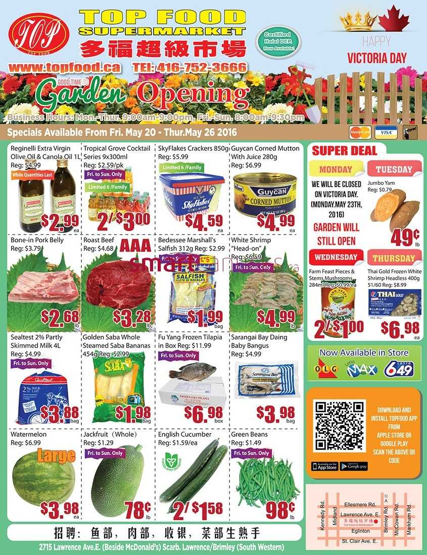 Top Food Supermarket (Scarborough) Flyer May 20 to 26
