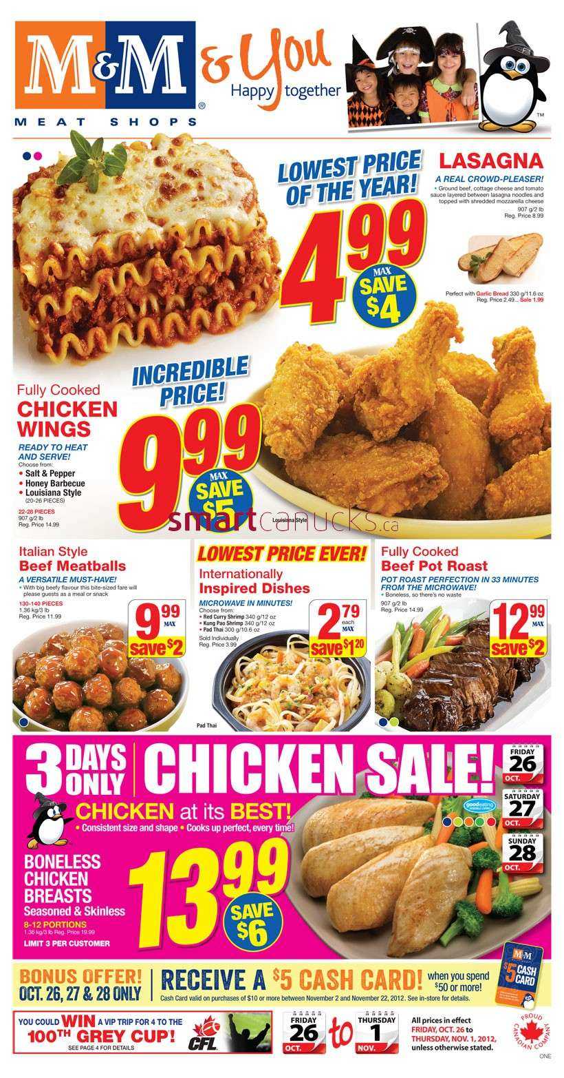 M&M Meat Shops flyer Oct 26 to Nov 1