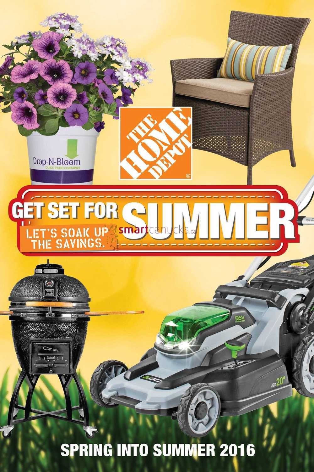 Home Depot Spring into Summer Catalogue June 16 to August 3